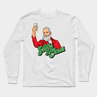 Selfie Claus Long Sleeve T-Shirt